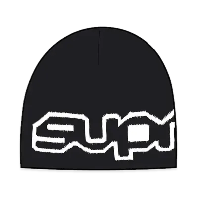 Supreme Wrap Logo Beanie "Black"
