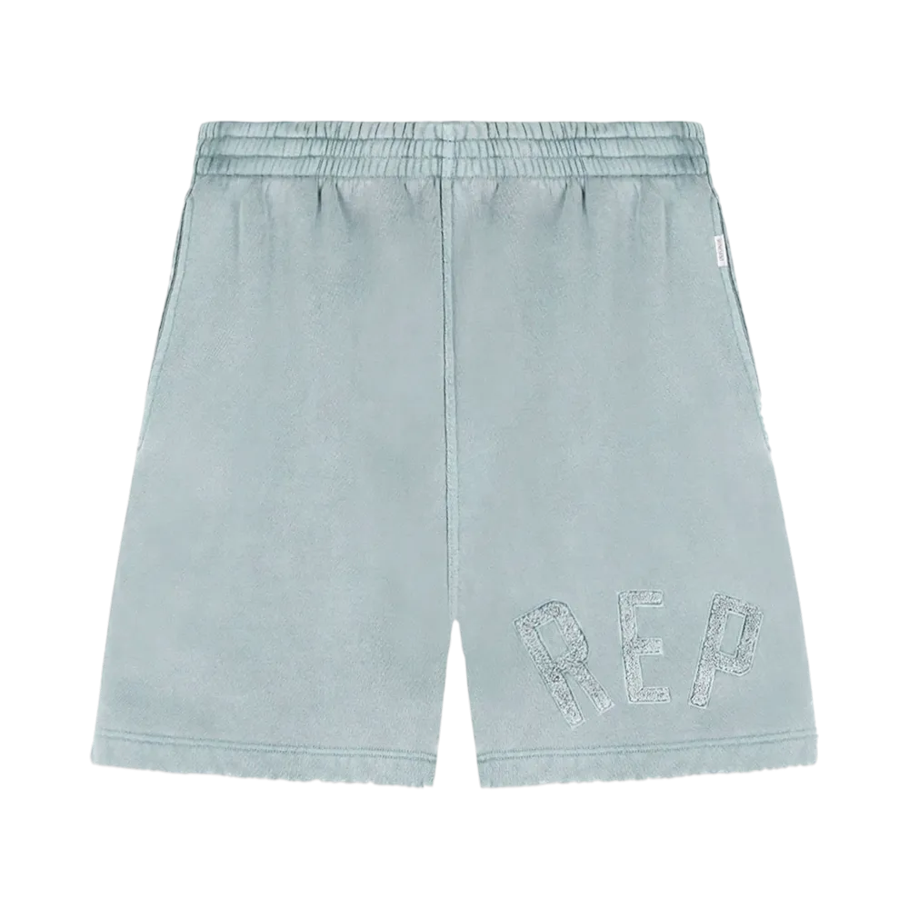 REPRESENT Rep Applique Shorts "forest green"