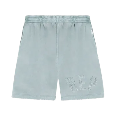 REPRESENT Rep Applique Shorts "forest green"