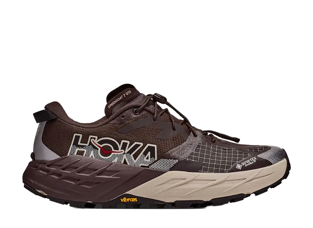 Hoka Speedgoat 7 GORE-TEX "Spiced Chocolate/River Rock Gray"