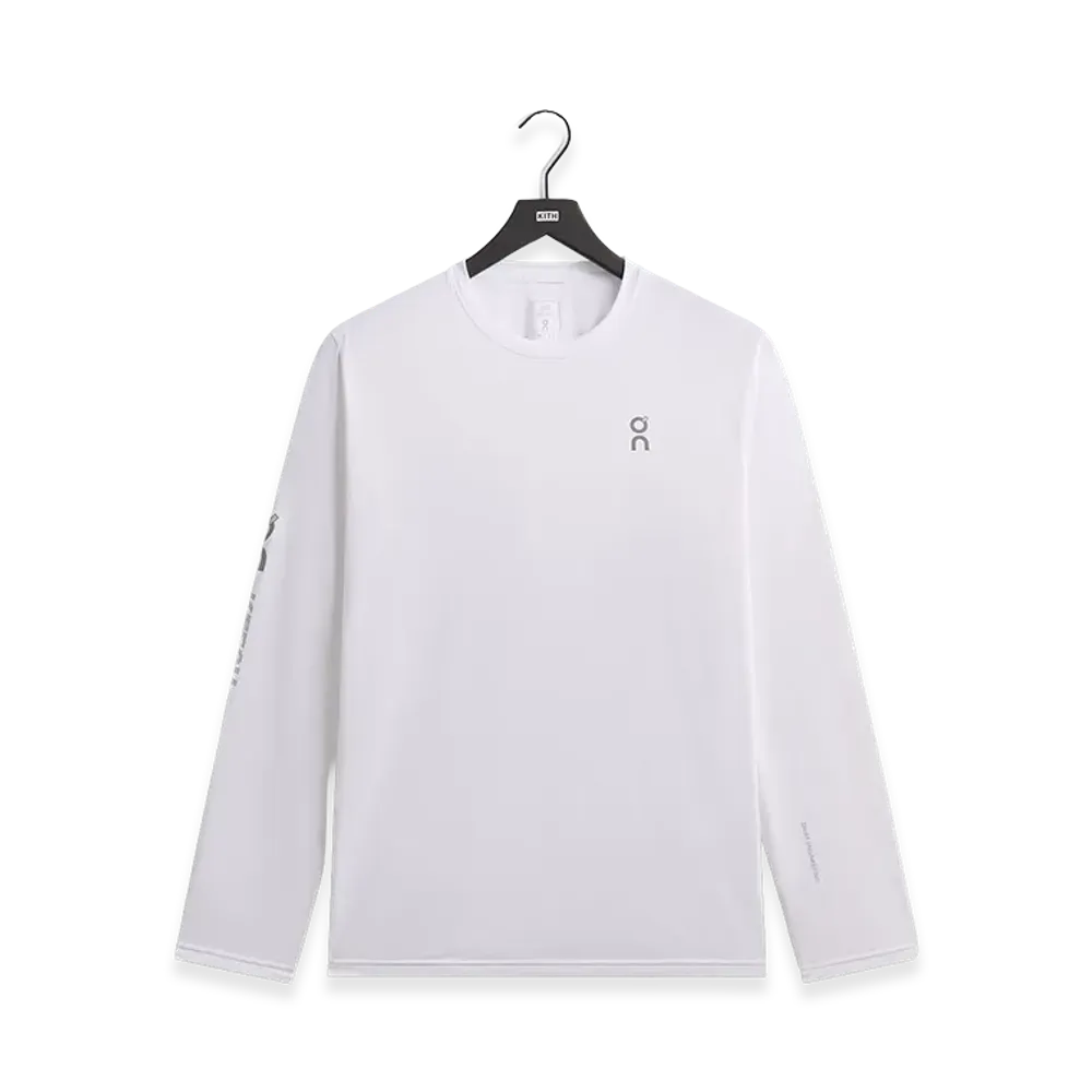 Kith x On Core Long Sleeve Tee "Brilliant White"