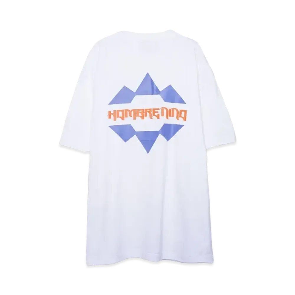 HOMBRE Nino S/S PRINT TEE (LOGO) "WHITE"