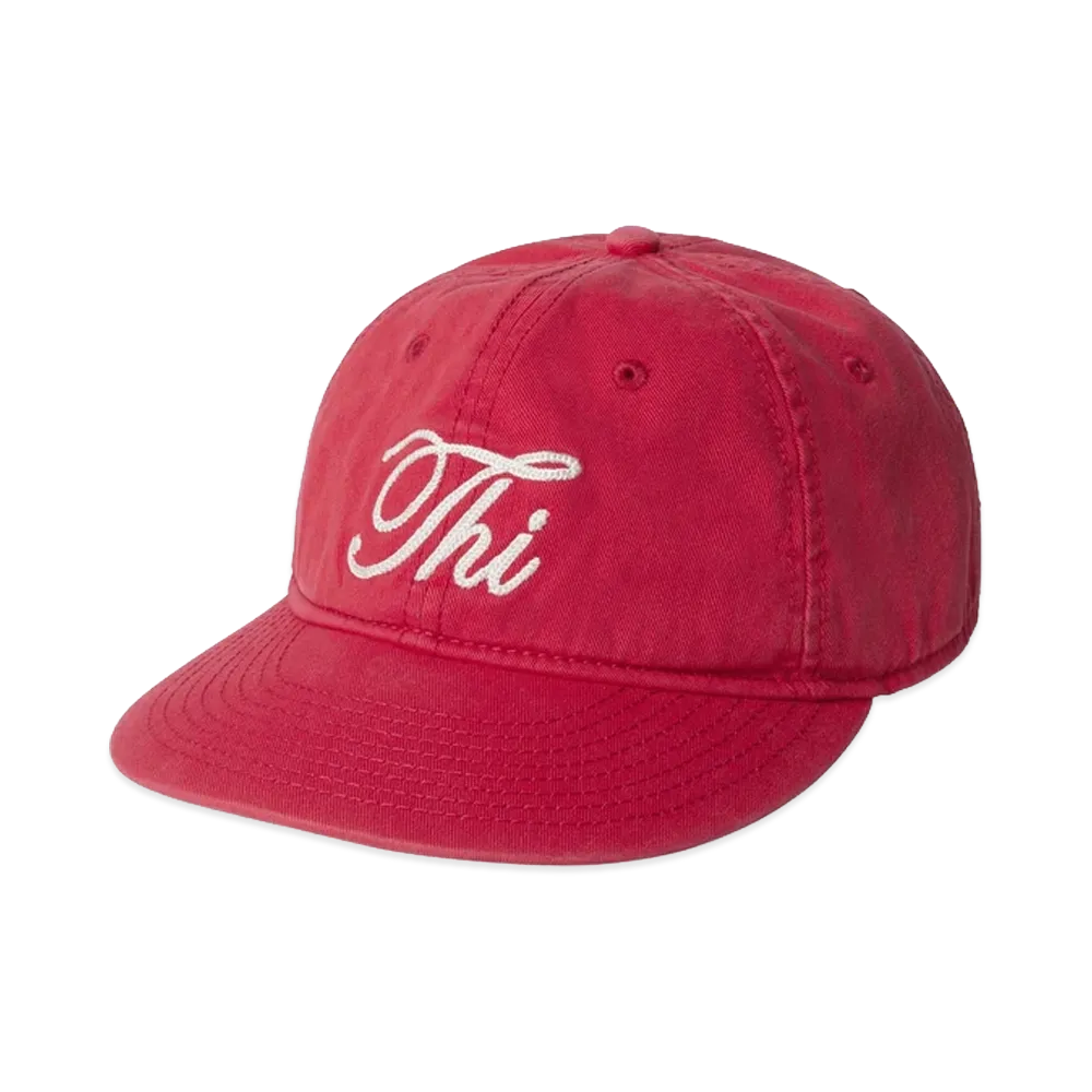 thisisneverthat Washed THI Logo Cap "Red"