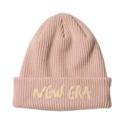 NEW ERA Basic Cuff Knit Handwritten Logo "Rusty Pink"