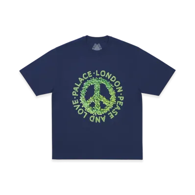 PALACE Pease And Love T-Shirt "Navy"