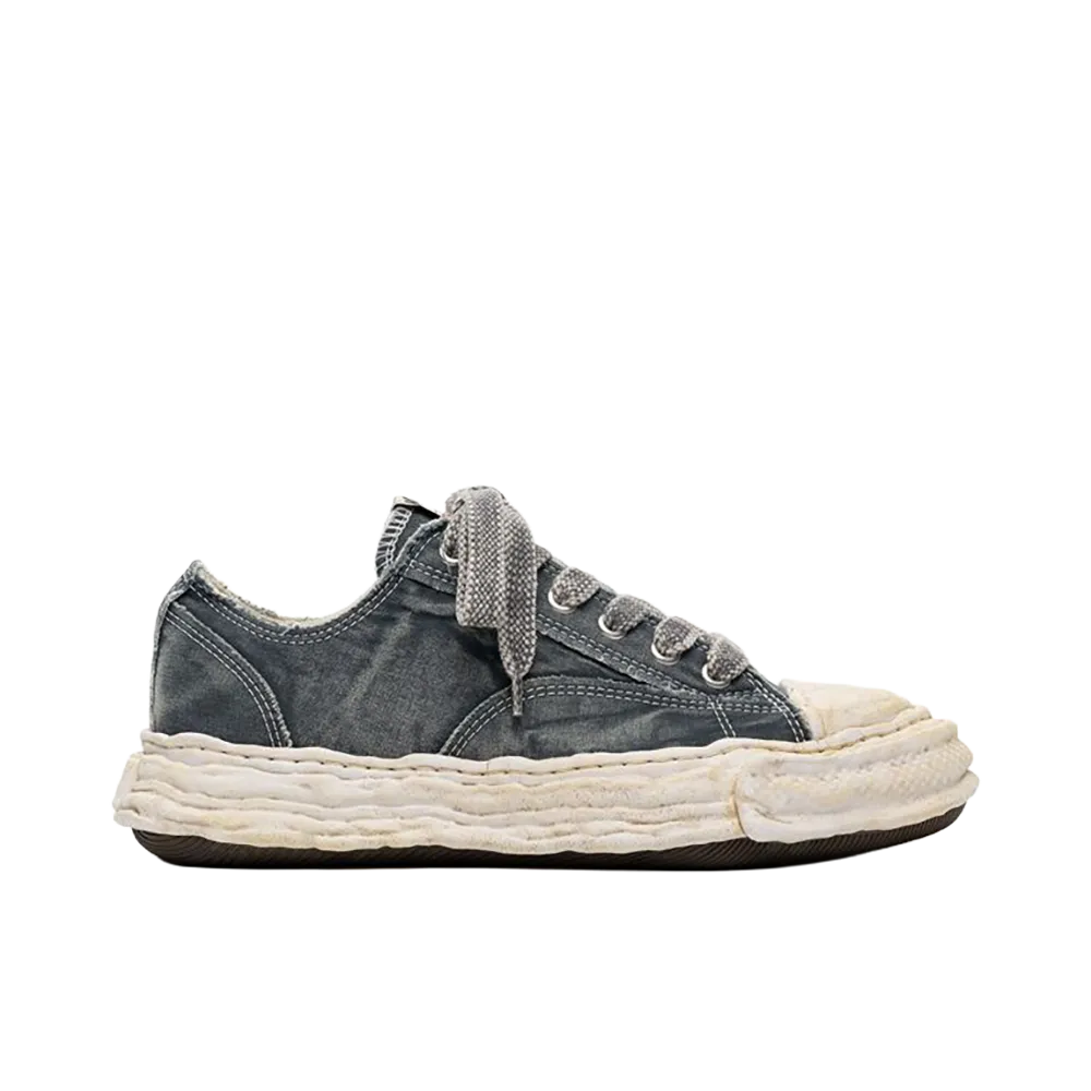 Maison MIHARA YASUHIRO PETERSON 23 OG Sole Bleached Canvas Low-top Sneakers "Gray"