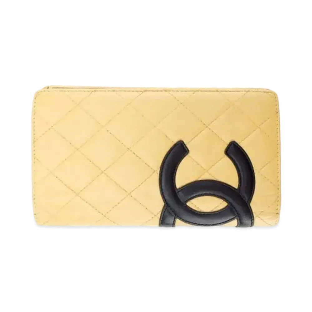CHANEL Cambon Line Wallet "Beige"