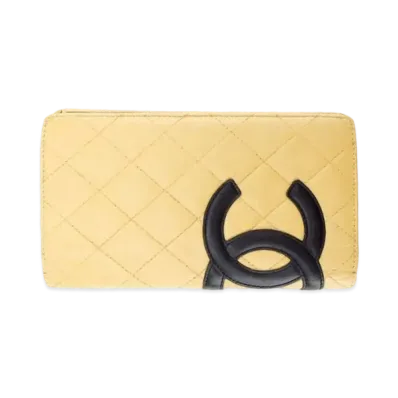 CHANEL Cambon Line Wallet "Beige"