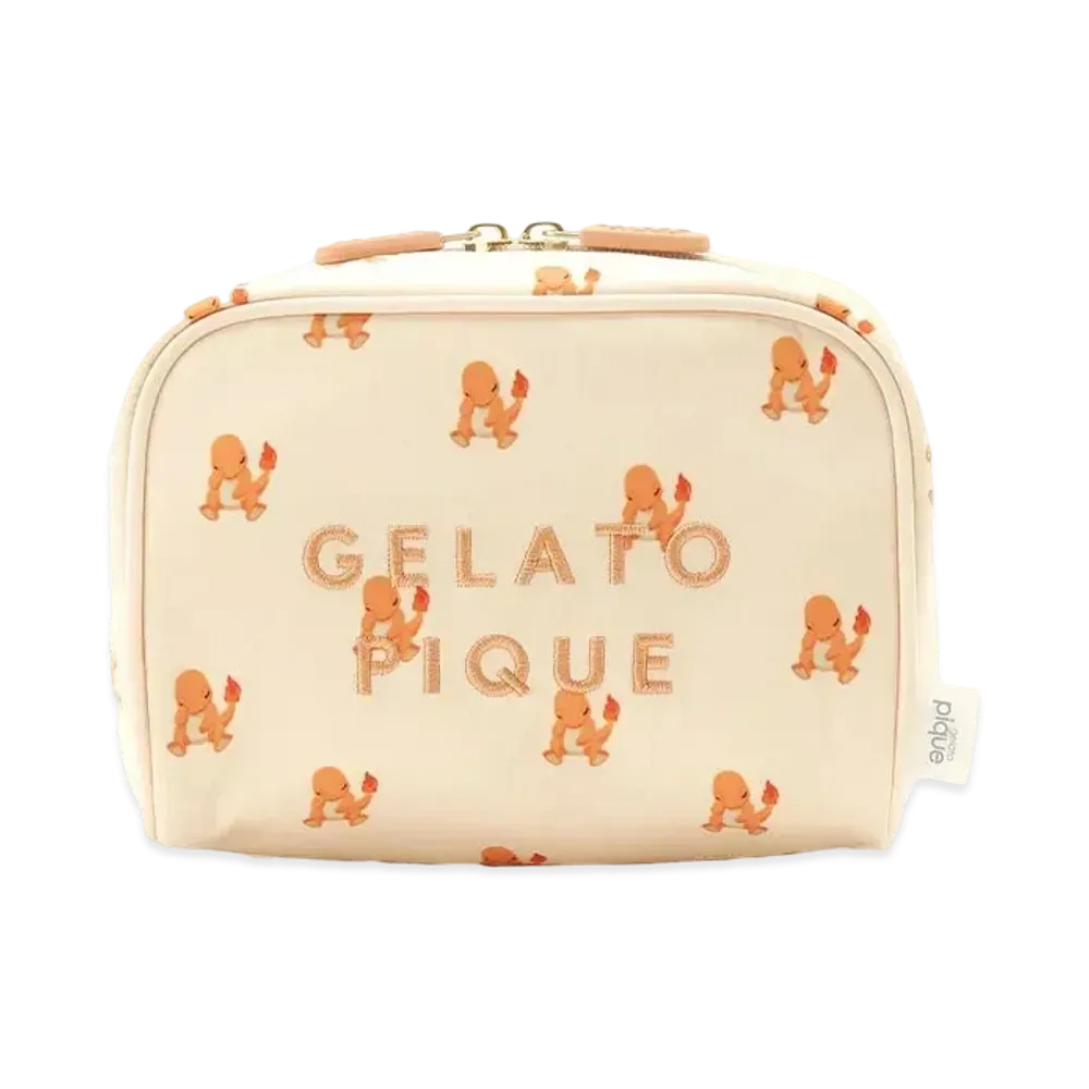 GELATO PIQUE x Pokemon All-Over Pattern Pouch "Orange"