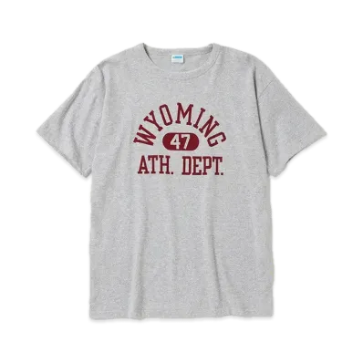 Champion True To Archives 77Qs Crew-Neck Tee Wyoming 47 1970S Model "Oxford Grey"