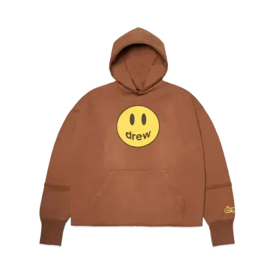 drew house mascot deconstructed hoodie "Brown"