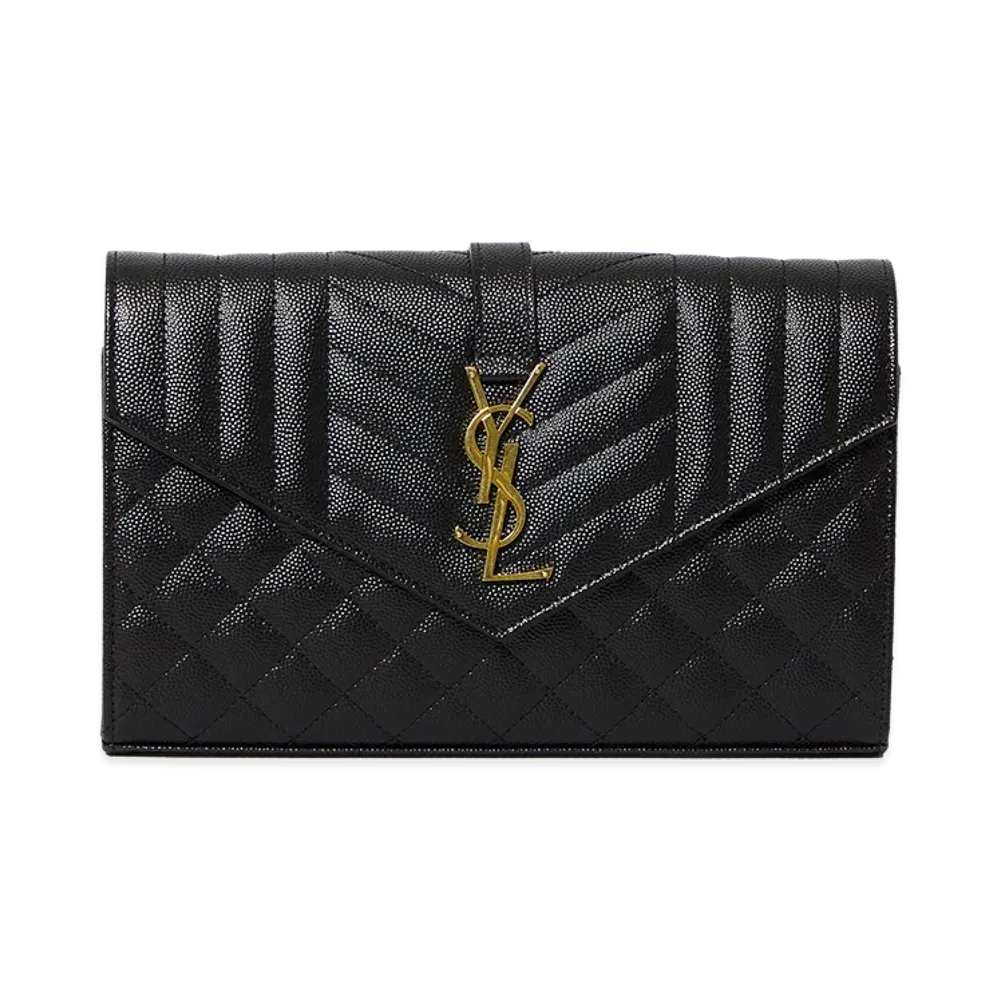 Saint Laurent Women's 'Monogram' Clutch "Black"