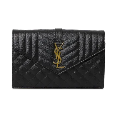 Saint Laurent Women's 'Monogram' Clutch "Black"