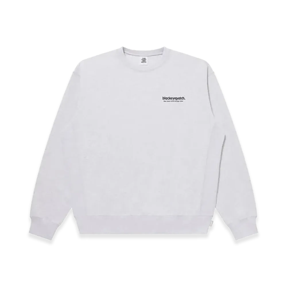 BlackEyePatch Design Store Crew Sweat "Ash"