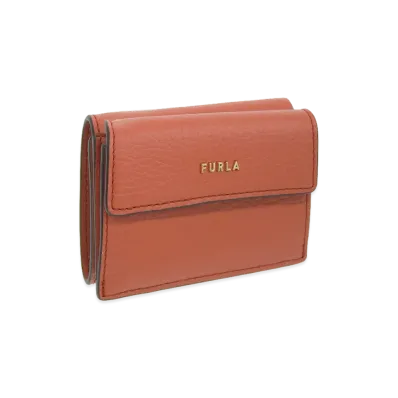 FURLA Babylon S Compact Wallet Triford "Red"