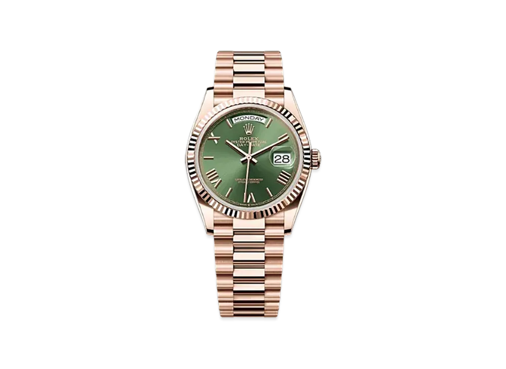 ロレックス デイデイト 36mm エバーローズゴールド 128235 