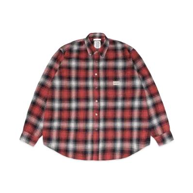 Stussy x OUR LEGACY Work Shop Check Shirt "Red"