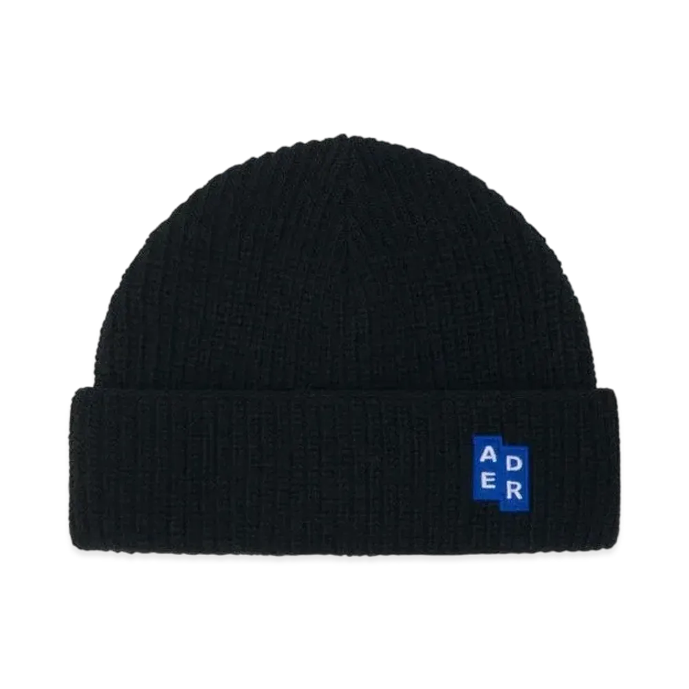 ADERERROR Tag Beanie 01 "Black"