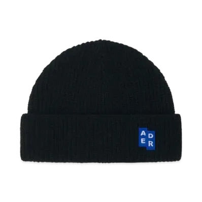 ADERERROR Tag Beanie 01 "Black"