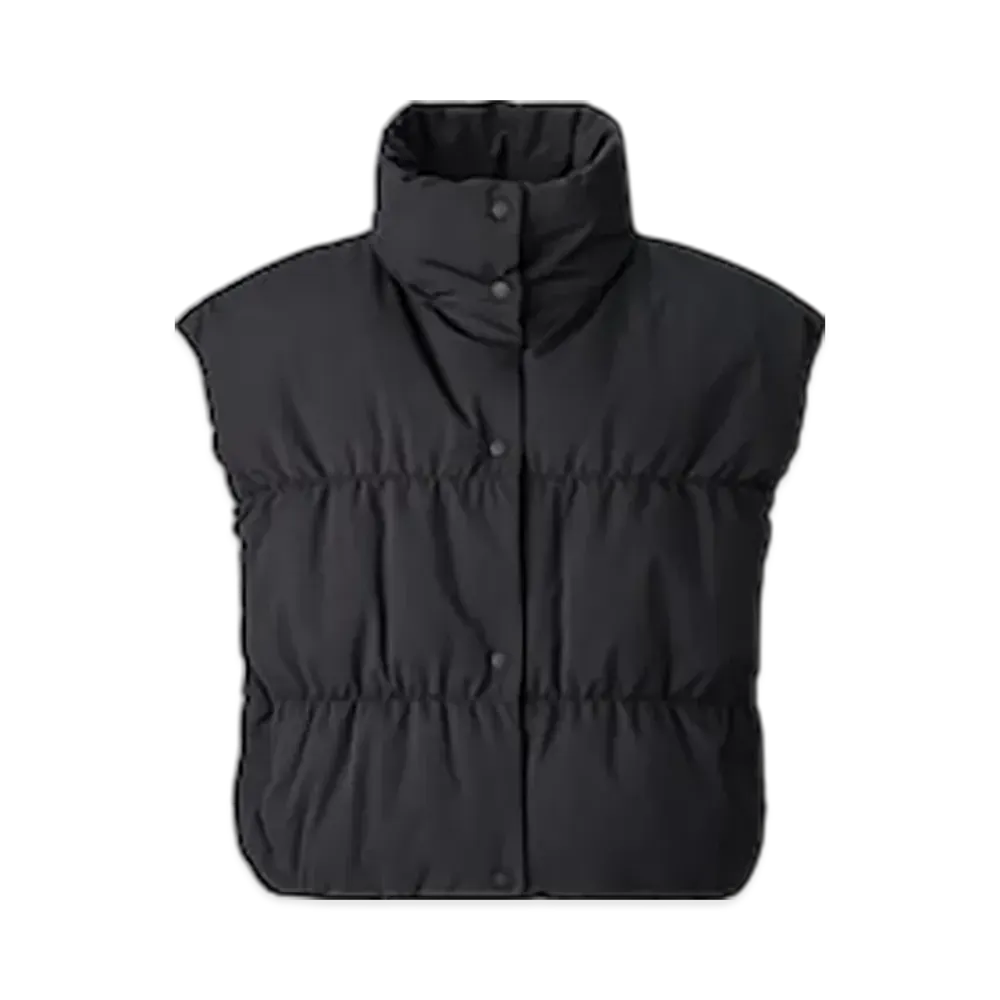 Uniqlo C Women'S Down Cropped Vest "Black"