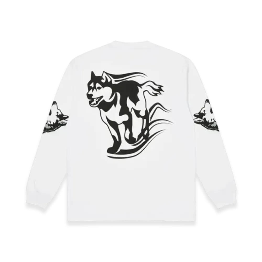 PALACE Dogs Are Chill Longsleeve "White"