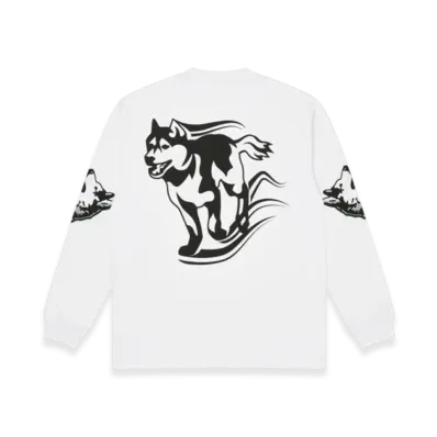 PALACE Dogs Are Chill Longsleeve "White"