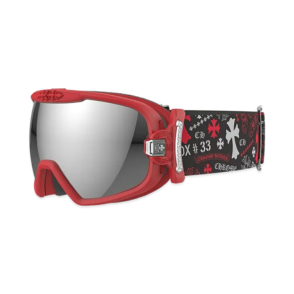 Chrome Hearts Snow Goggles "Black/Red"