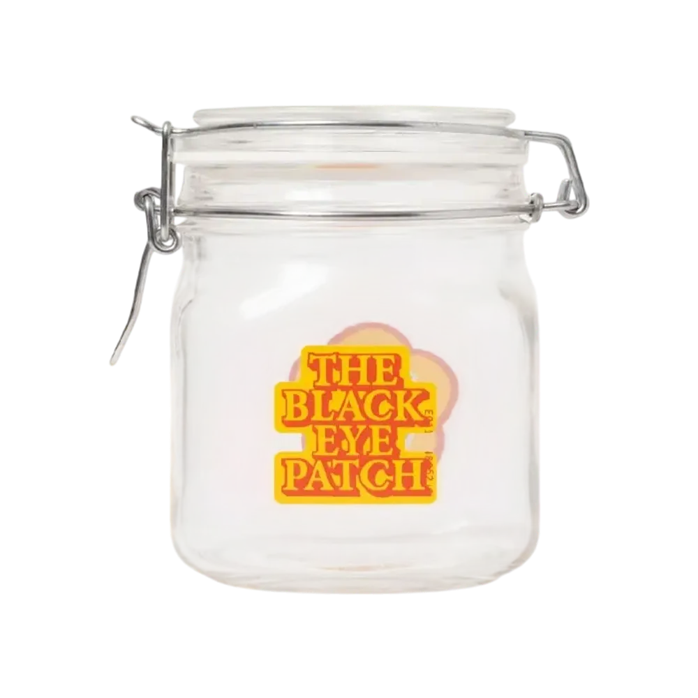 BlackEyePatch x SUPPAIMAN OG Label Stash Jar "Clear"