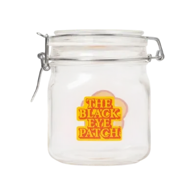 BlackEyePatch x SUPPAIMAN OG Label Stash Jar "Clear"