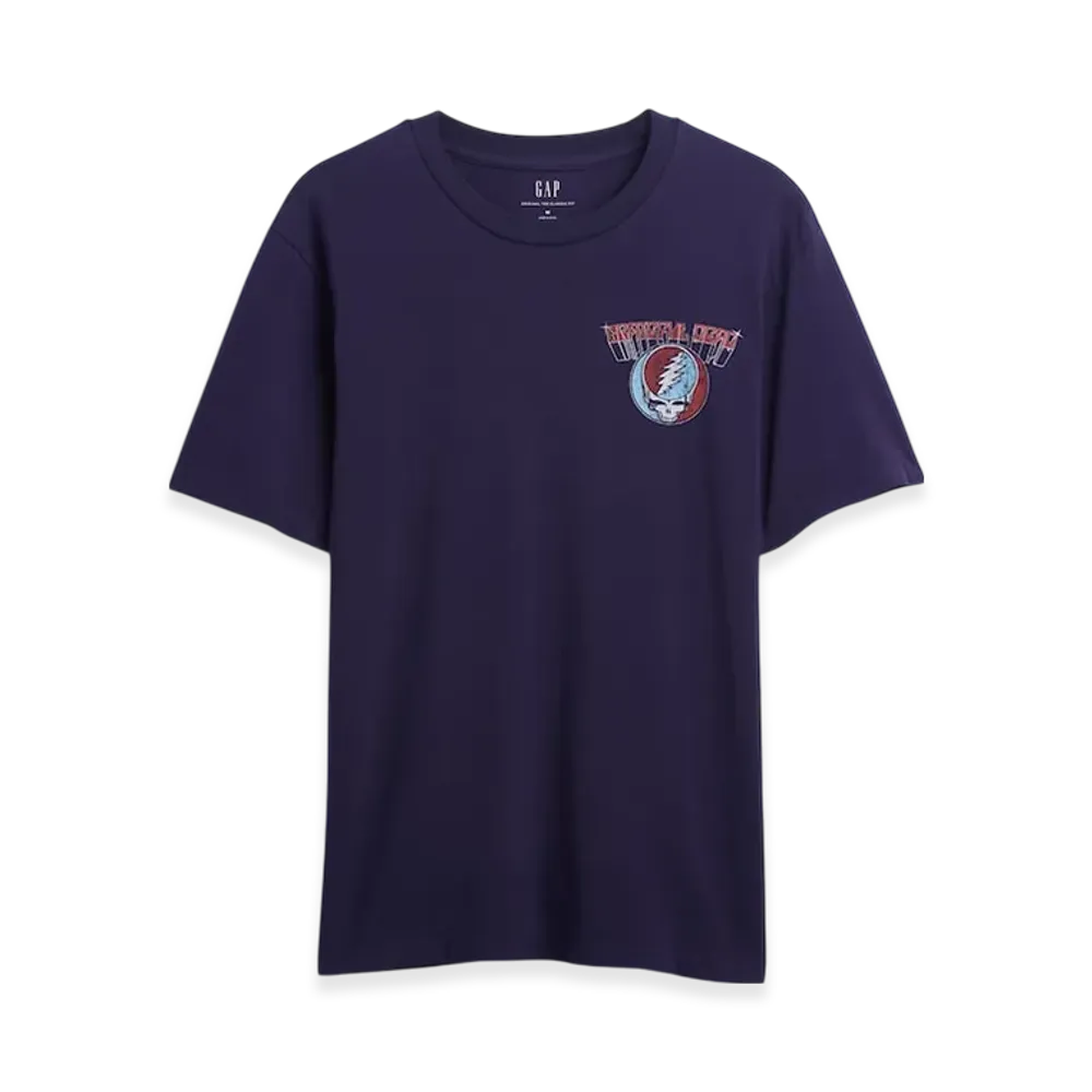 GAP Grateful Dead Relaxed Graphic T-Shirt "TwilightNavy"