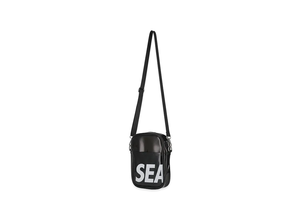 WIND AND SEA x BRIEFING GOLF Clear Logo Shoulder Bag "Black"