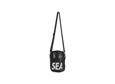 WIND AND SEA x BRIEFING GOLF Clear Logo Shoulder Bag "Black"