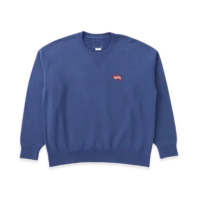visvim Jumbo SB Sweat L/S DMGD "Blue"
