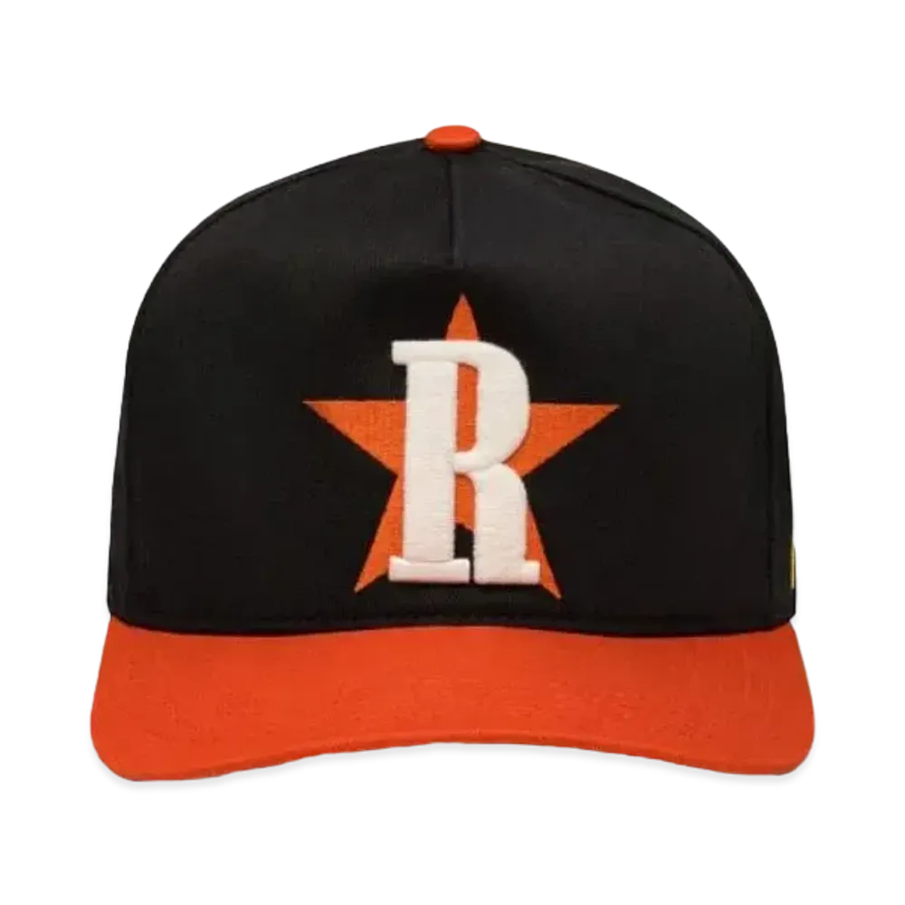RHUDE Logo "R" Star Hat "Black"