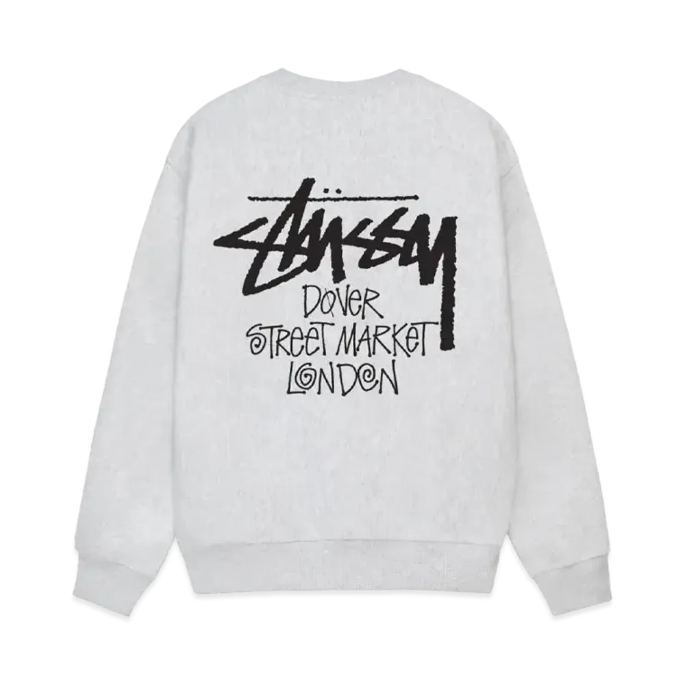 Stussy x DSM Chapter Pack Men's DSM London Crew "Ash Heather"