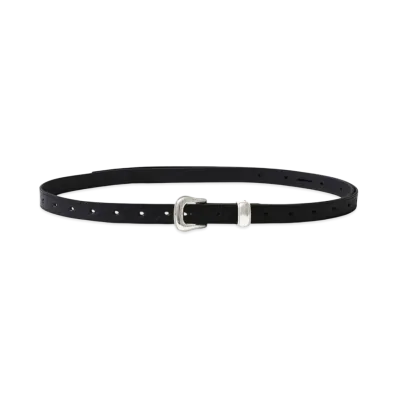 SUGARHILL Leather Long Belt "Black" 2441001001