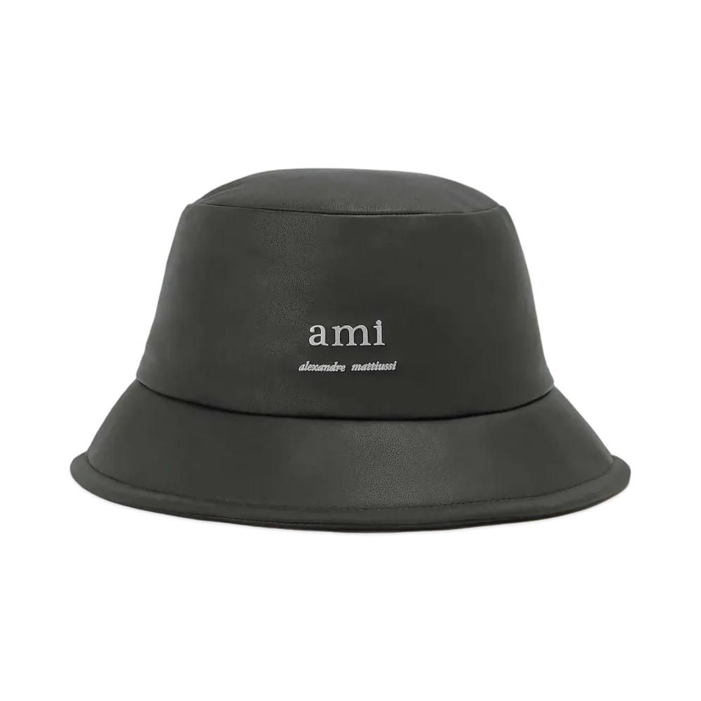 AMI PARIS Ami Alexandre Mattiussi Bucket Hat "Dark Olive Green"