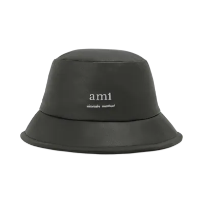 AMI PARIS Ami Alexandre Mattiussi Bucket Hat "Dark Olive Green"