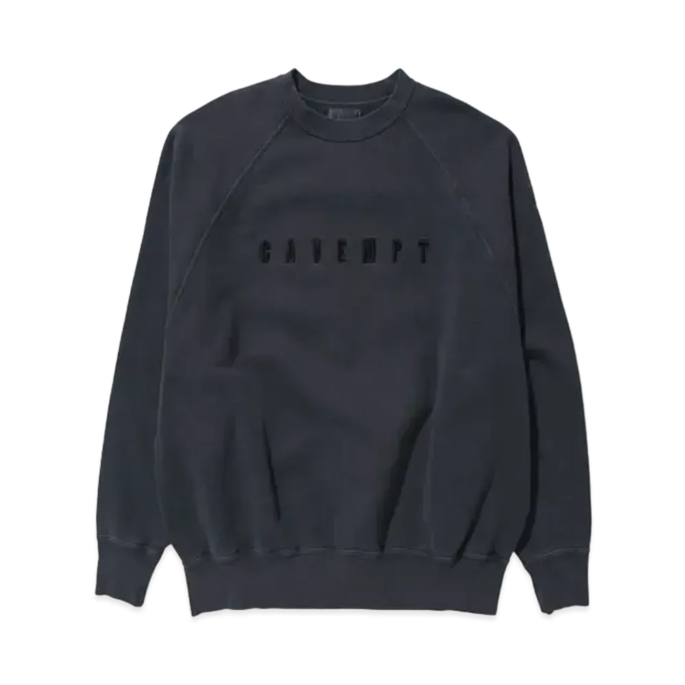 Cav Empt (C.E) LOOSE FIT CREW NECK #2 "Black"