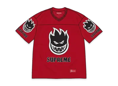 Supreme x Spitfire Football Jersey "Red"