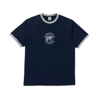 BlackEyePatch BIG BUISINESS RINGER TEE "Navy"