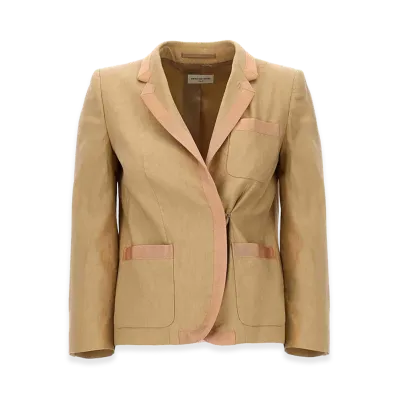 DRIES VAN NOTEN Women's Bessie Blazer "Beige"