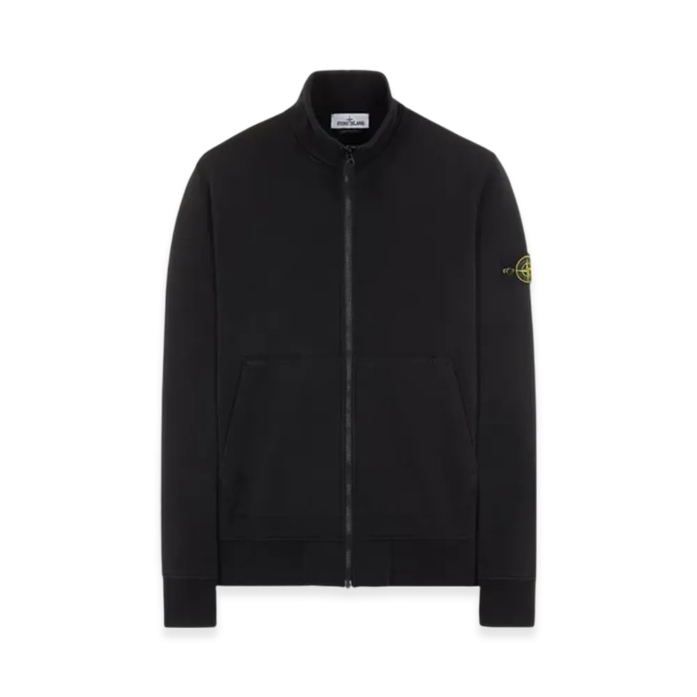 Stone Island 64351 Cotton Fleece Track Top - 22SS "Black"