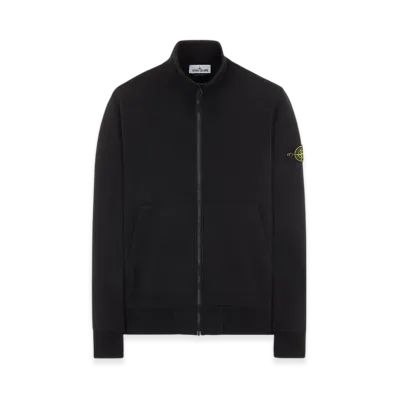 Stone Island 64351 Cotton Fleece Track Top - 22SS "Black"
