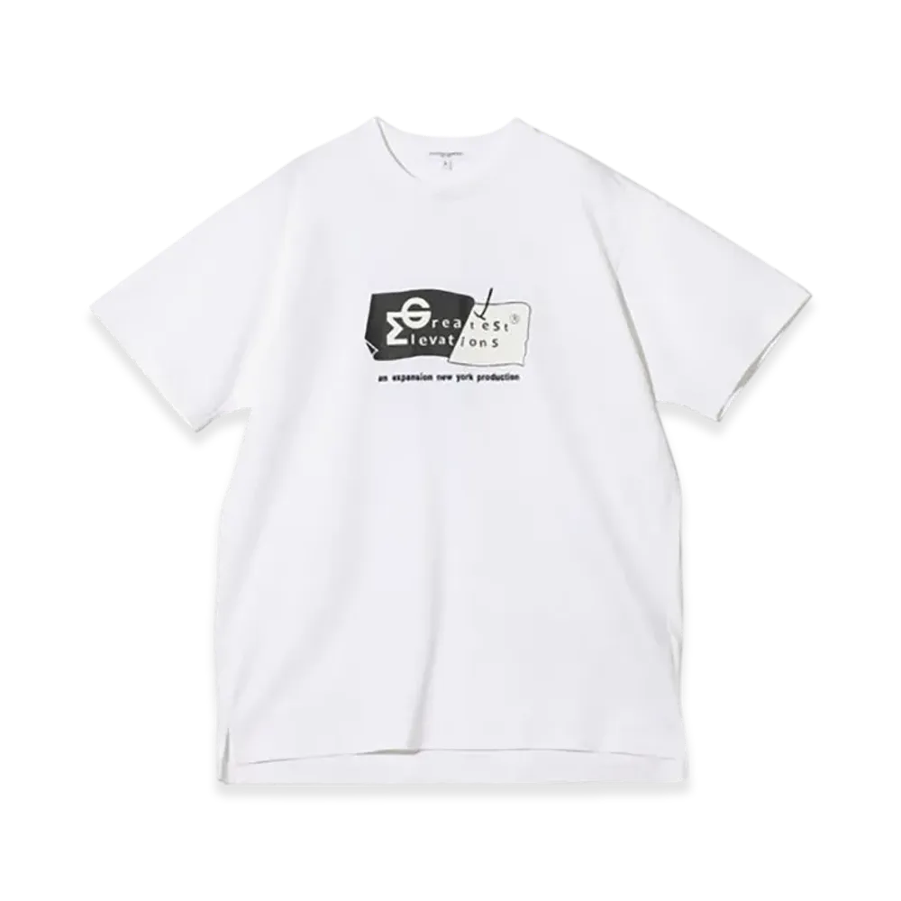 ENGINEERED GARMENTS EG X EXPANSION NY - GREATEST ELEVATIONS TEE "White"