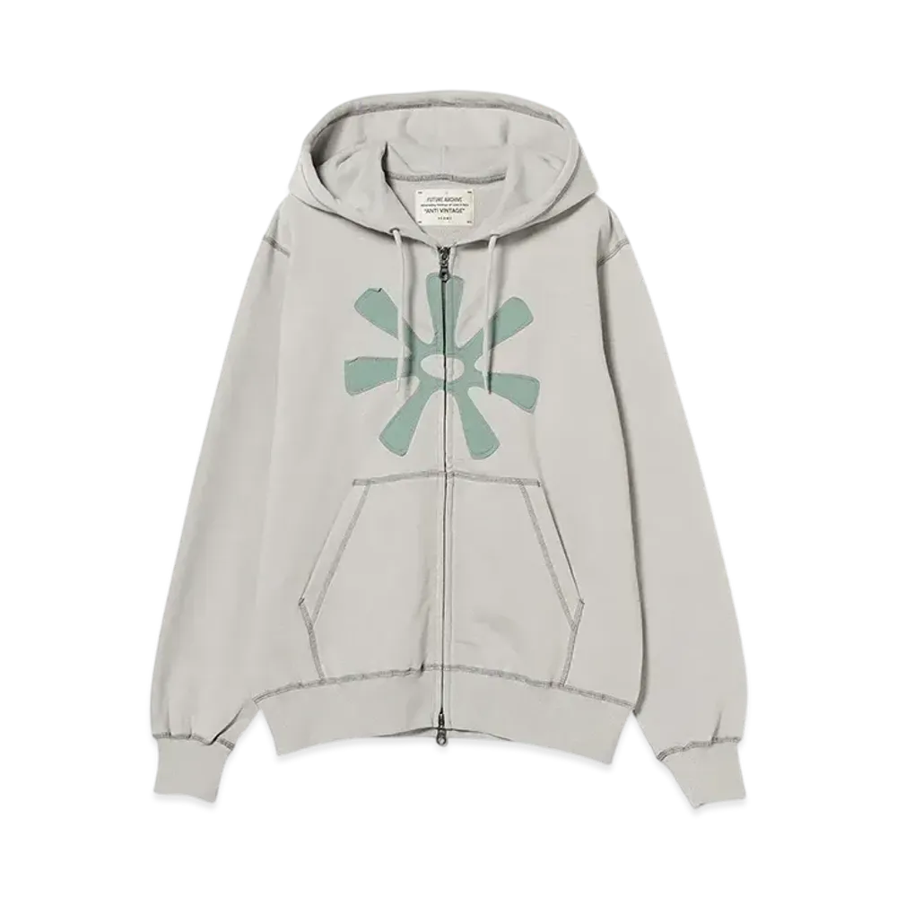 BEAMS FUTURE ARCHIVE x De-void* Zip Up Hoodie "Gray"