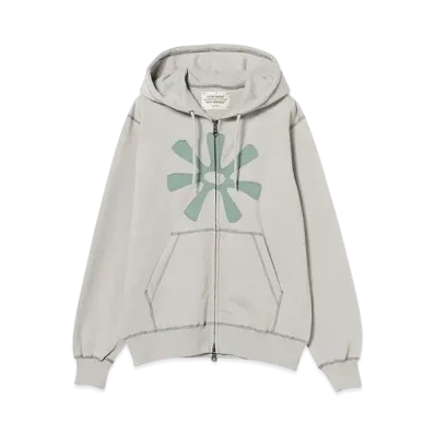 BEAMS FUTURE ARCHIVE x De-void* Zip Up Hoodie "Gray"