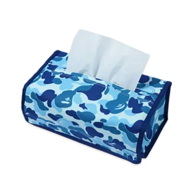 A BATHING APE ABC Camo Tissue Cover "Blue"