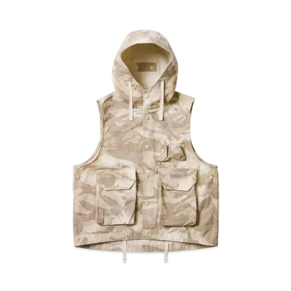 PALACE x ENGINEERED GARMENTS Hooded Vest "Ripstop Printed"