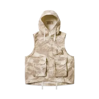 PALACE x ENGINEERED GARMENTS Hooded Vest "Ripstop Printed"